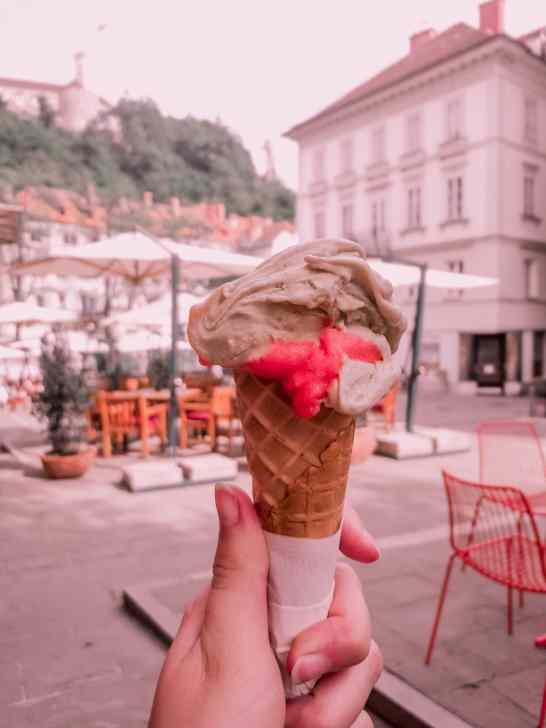 Ice cream at Gelateria Romantika